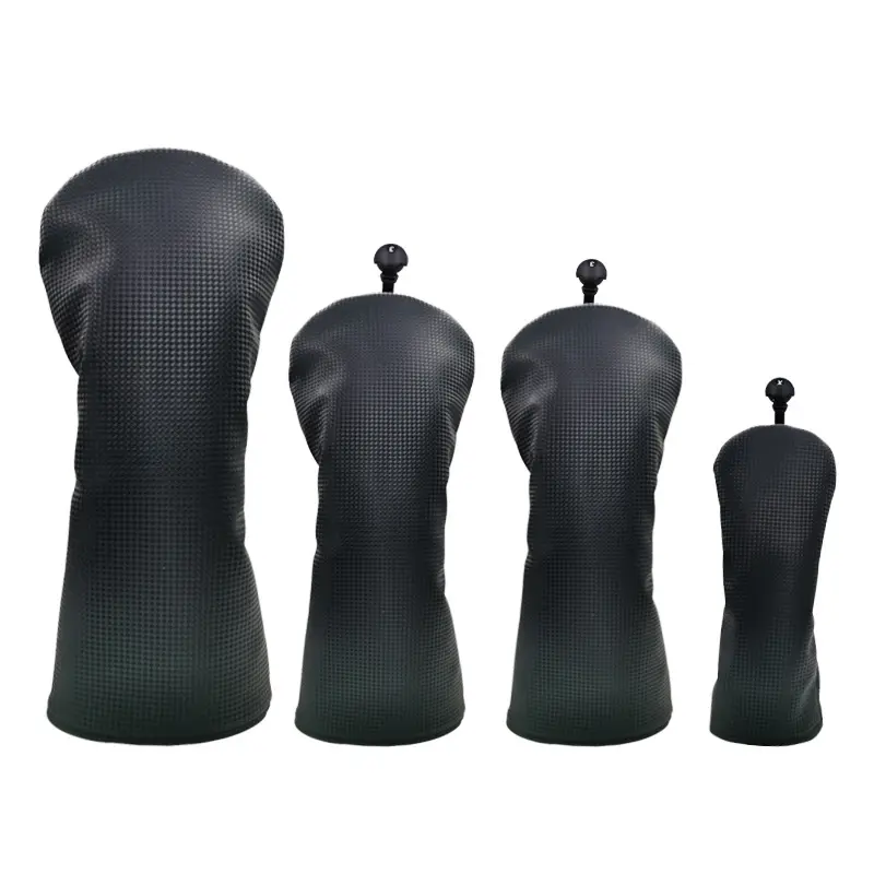 Black Golf Club Cover No.1 Wooden Ball