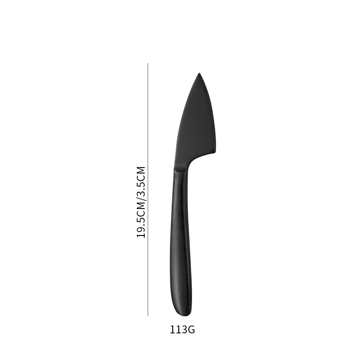 Cheese Sharp Knife Black