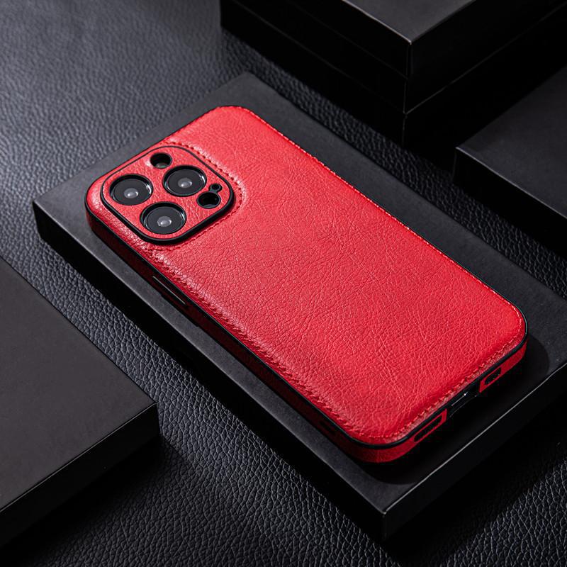 Drop Proof Leather Texture Phone Case