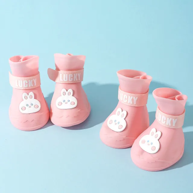 Medium Large Dog Waterproof Anti drop Dog Shoes Pet Anti dirty Booties Summer Outwear A & L Pink - Shop at LoveMi