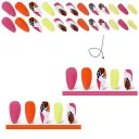 Wear Armour Medium Almond Armour Frosted Nail Stickers view 2