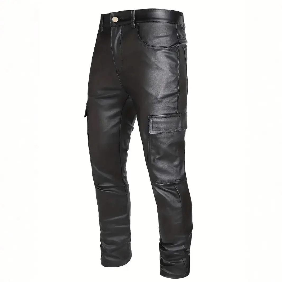 Mens Windproof PU Pants