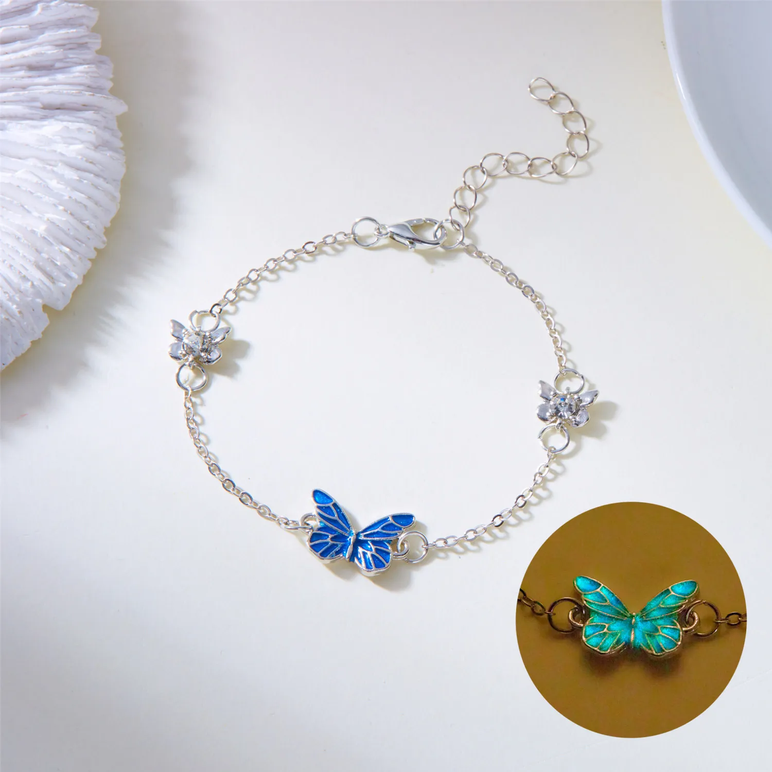 Luminous Jewelry Butterfly Bracelet For Women