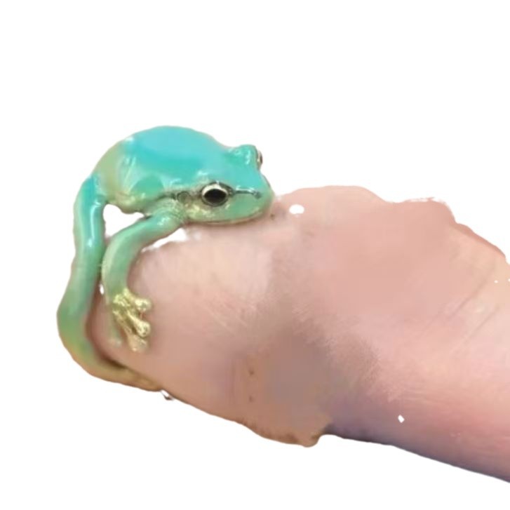 Cute Personality Frog Ring Retro Exaggerated Style