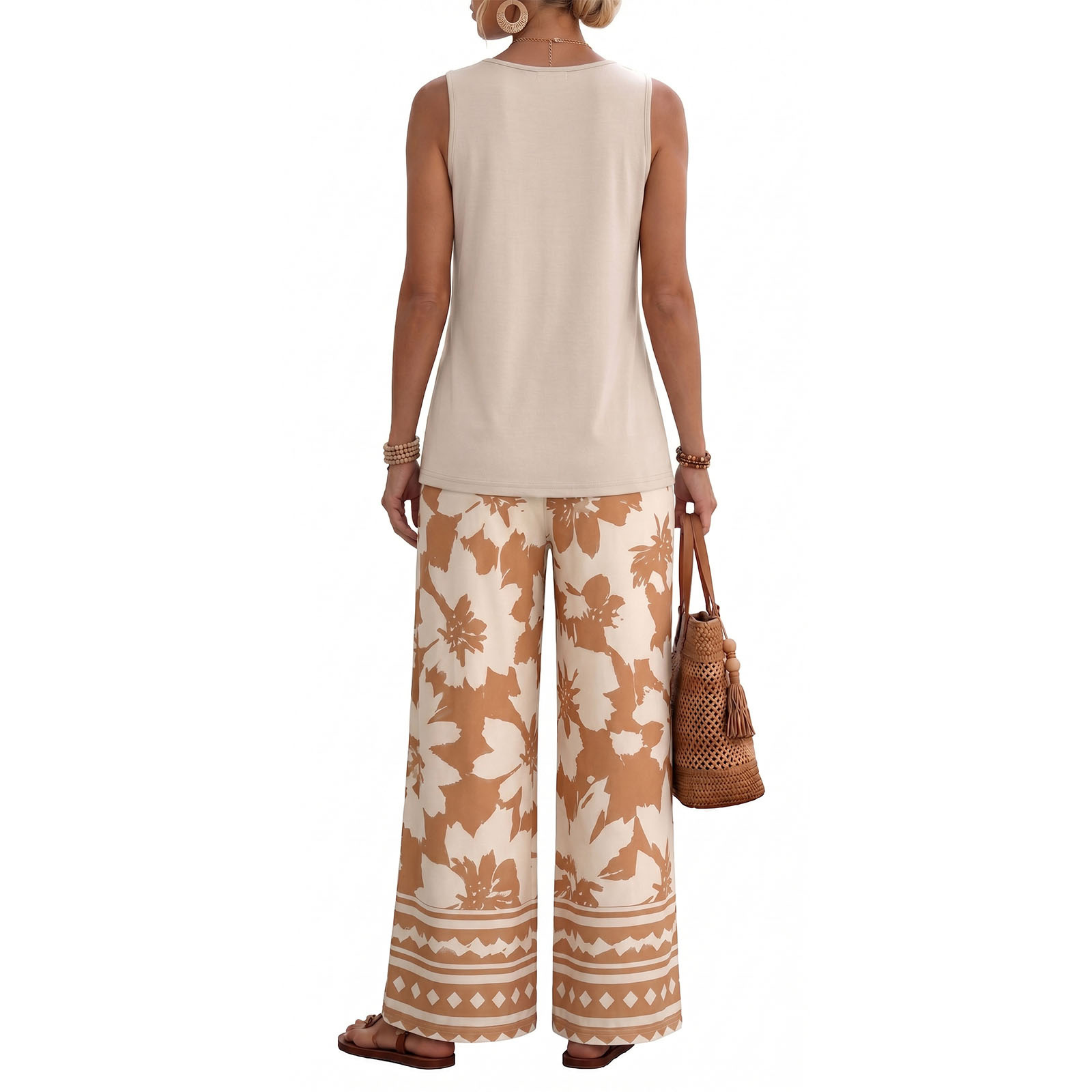 New Printed Vest And Pants Two-piece Set B383b929 B24a 42cd B02a 80612e1a0274