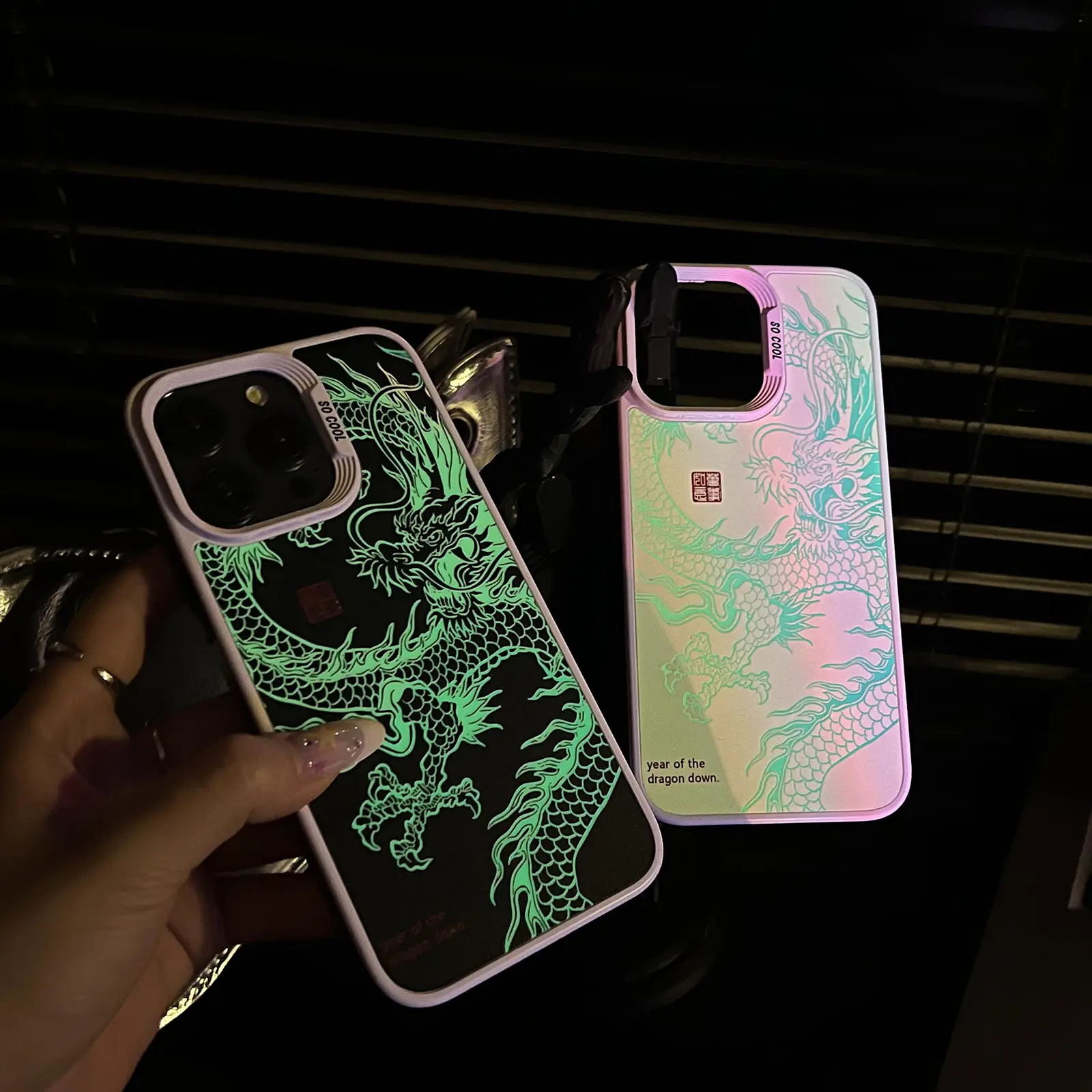 Colorful Luminous Phone Case Personalized Patterns