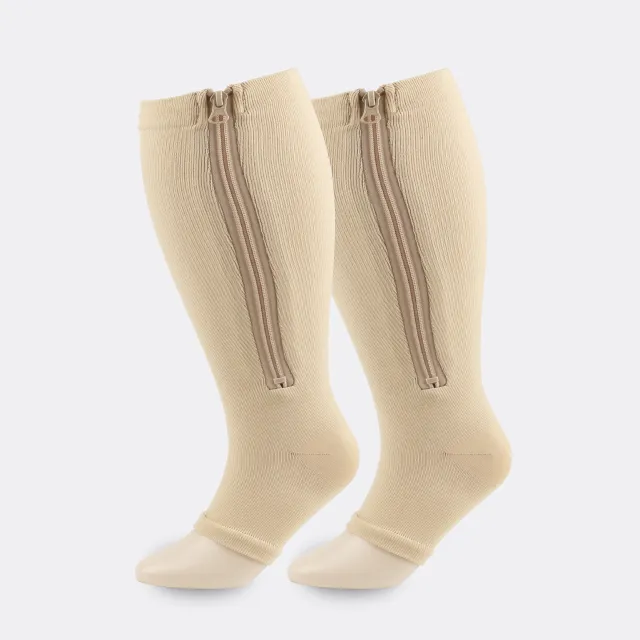 Compression Compression Stockings Compression Socks Fitness Cycling Fat Socks Skin Color Is Not Toe Cover - Shop at LoveMi