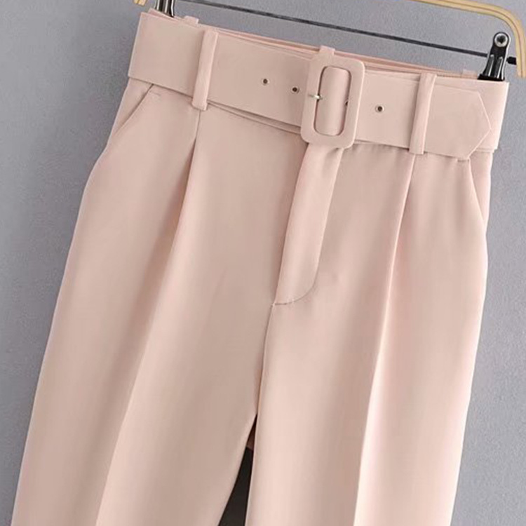 Title 12, Multicolor pleated harem pants with solid color...