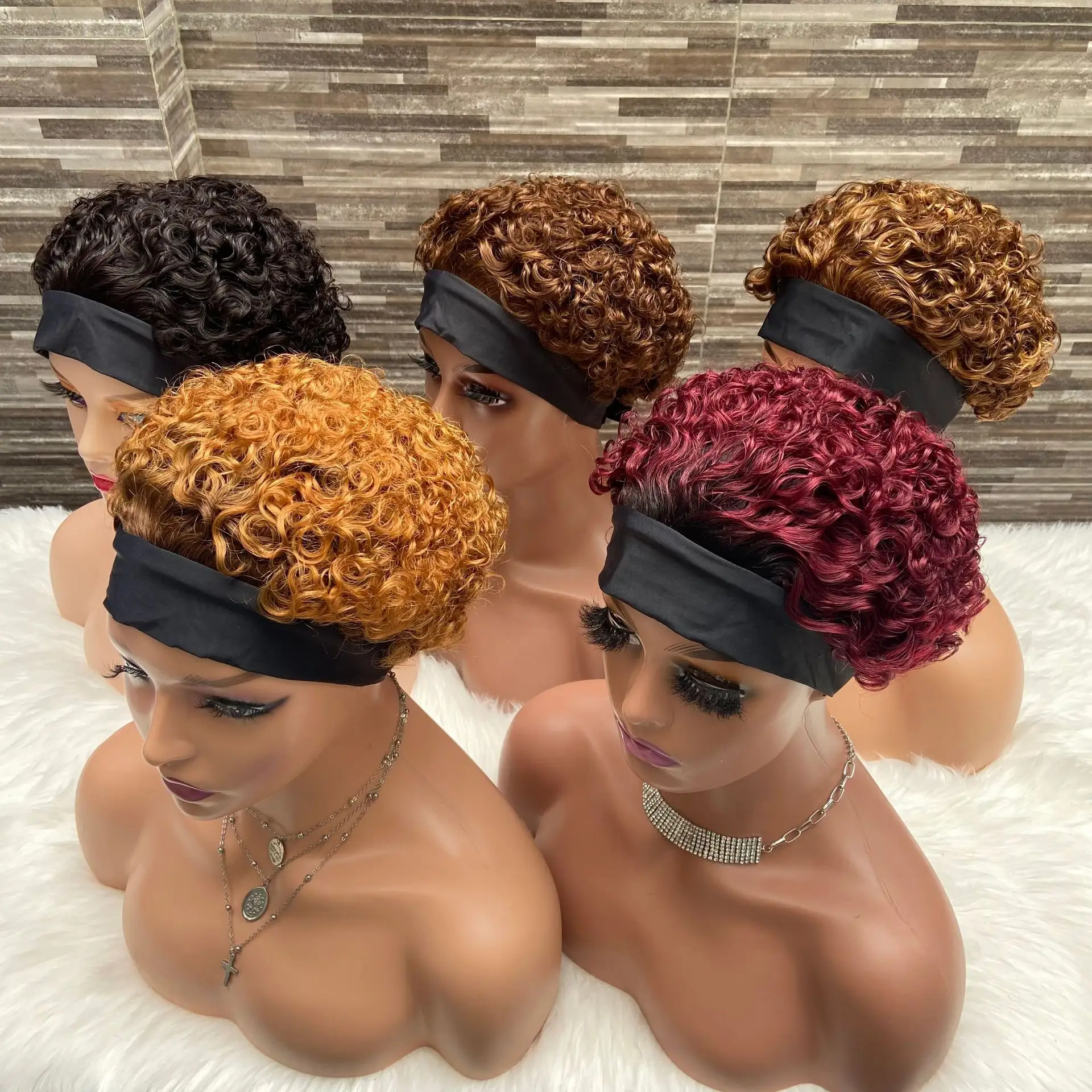 Colorful Real Human Hair Ice Silk Band
