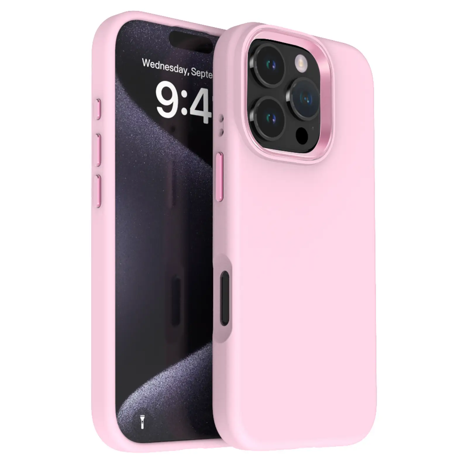 Solid Color Business Liquid Silicone Phone Case