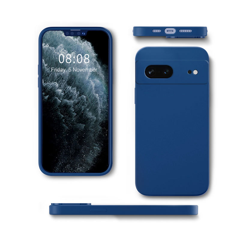 Straight-edged Silicone Pixel 10 Pro Phone Case