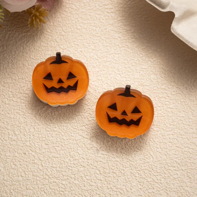 Halloween Series Small Hair Grabbing Clip Pumpkin - Shop at LoveMi