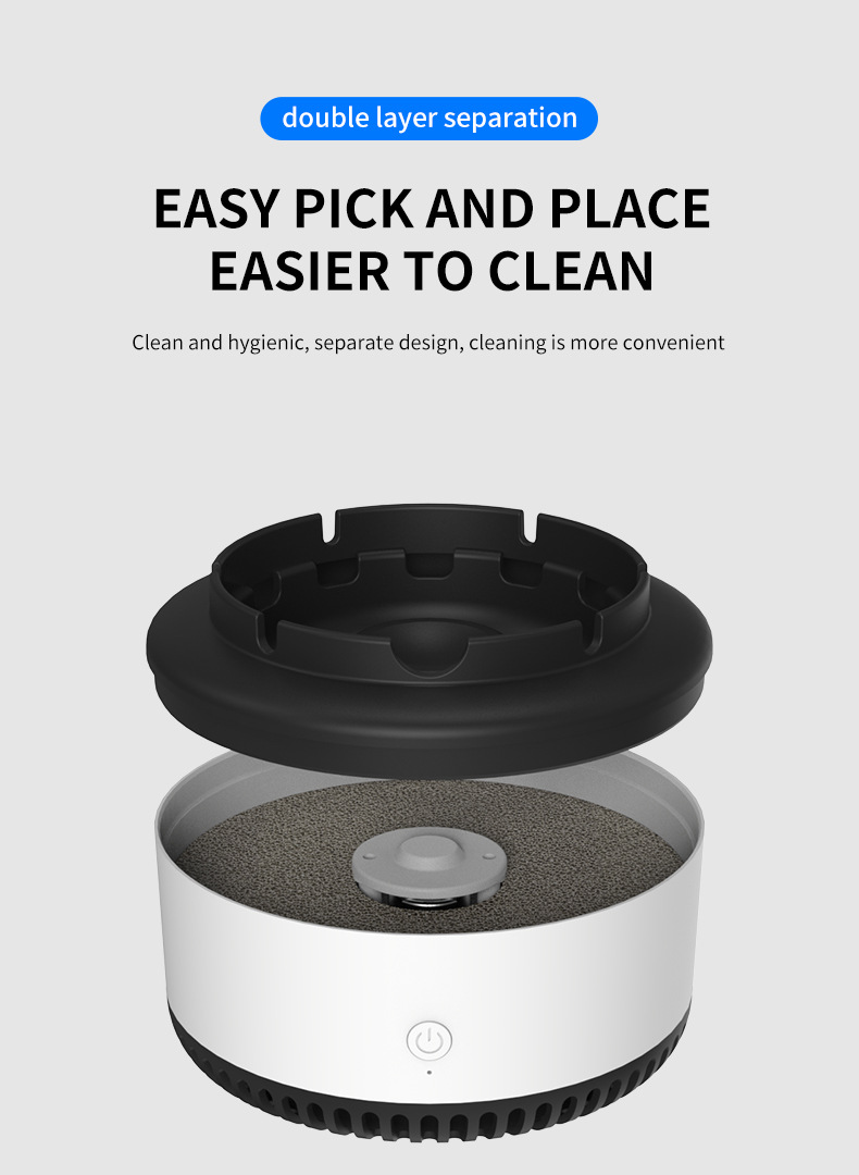 Title 8, Smart Ashtray Anion Air Purifier Home Office