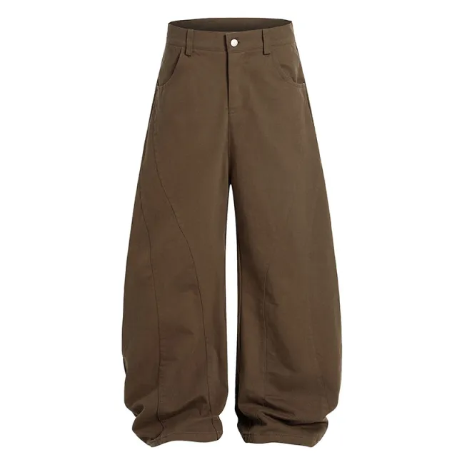 Street Retro Star Letters Embroidered Jeans For Women Brown - Shop at LoveMi