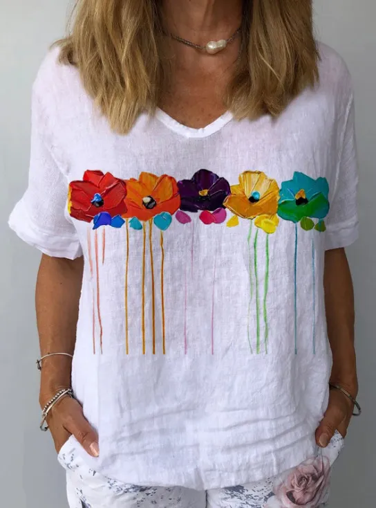 Women's Creative Trendy Personalized Printed Top Style 27 - Shop at LoveMi