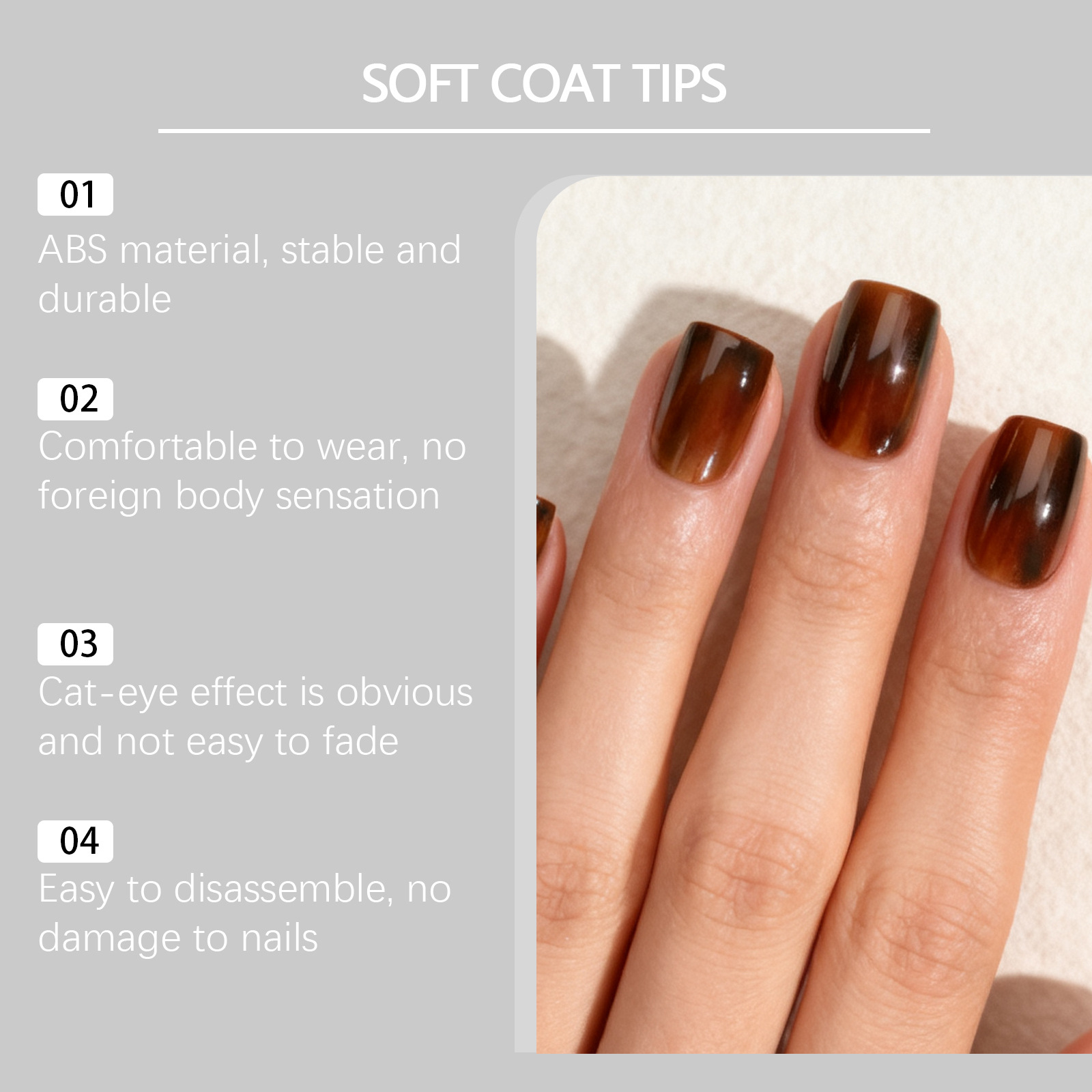 Light-chasing Cat-eye Wearable Nails 4