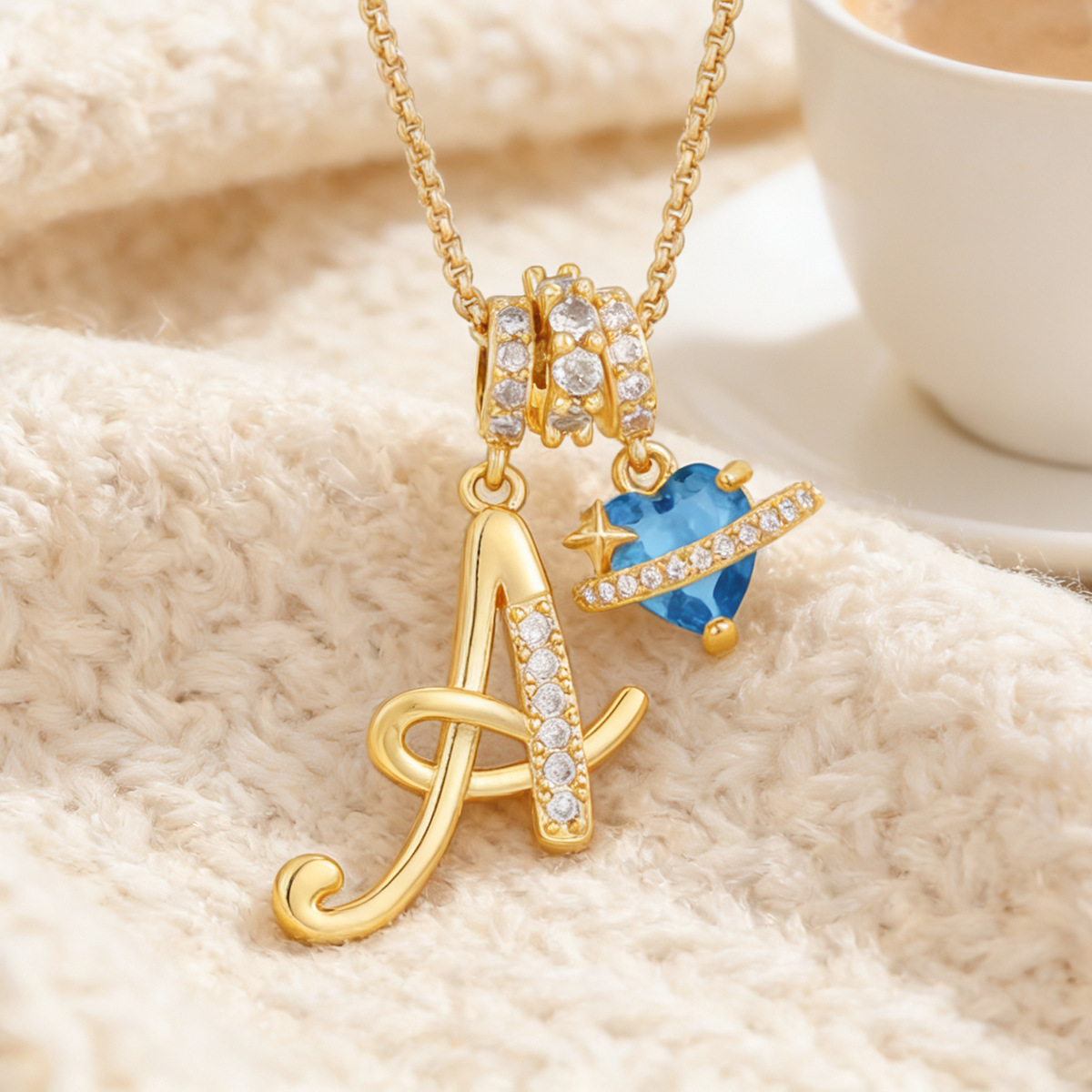26-letter Alphabet Necklace Dainty And Luxe For Girls