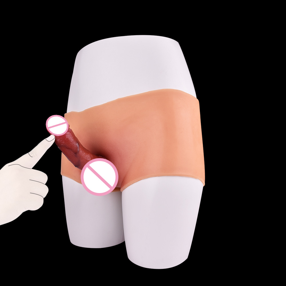 Women's Wearable Dildo Pants Liquid Silicone 7