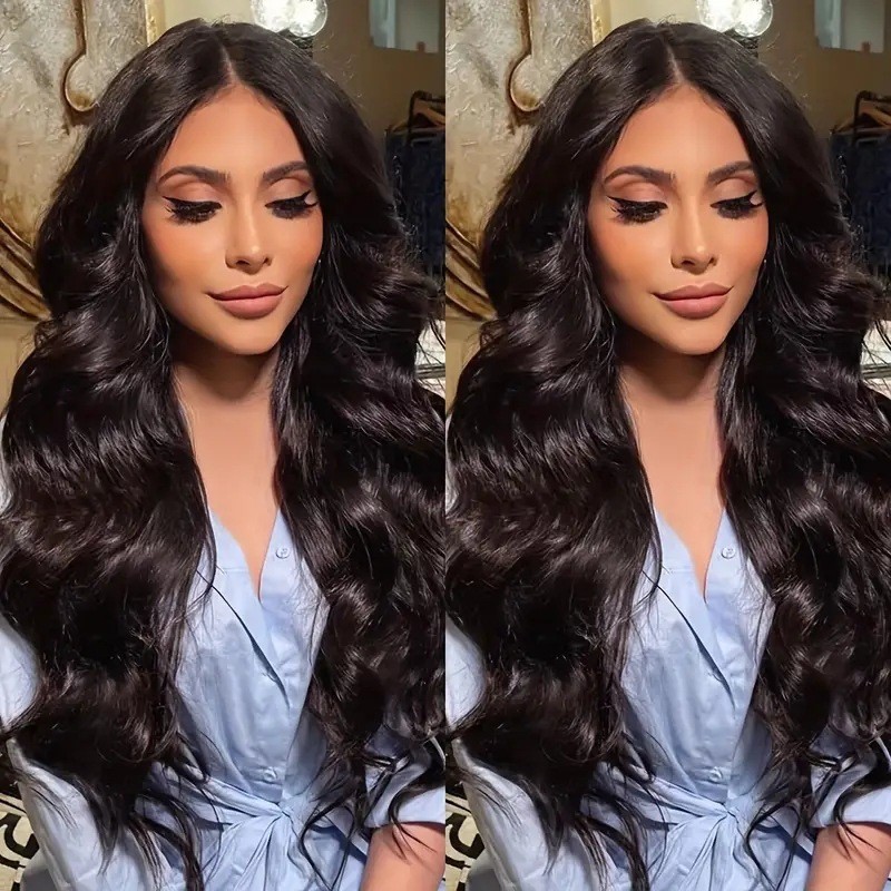 European And American Front Lace Synthetic Wigs 3