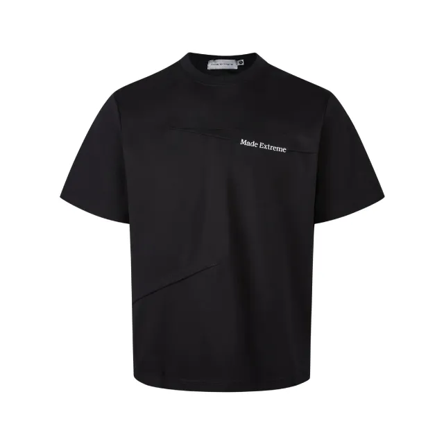 American Summer High Street Round Neck Cut Fashion Loose Casual Comfortable T shirt Black - Shop at LoveMi