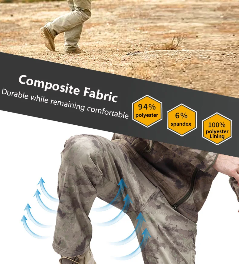 Title 8, Camouflage Tactical Charge Mountaineering Pants...