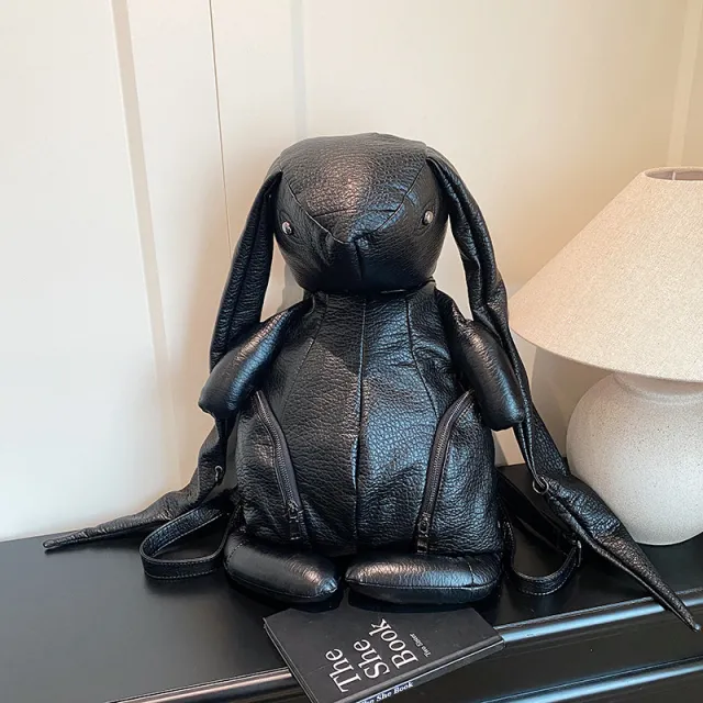 Niche design Quirky Large capacity Women's Backpack Stylish Shoulder Bag For Streetwear And Commuting Black - Shop at LoveMi