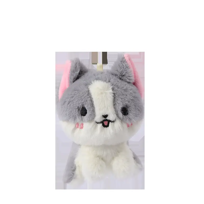 Hot Sale Cartoon Puppy Plush Toy Corgi Small Pendant Schoolbag Accessories