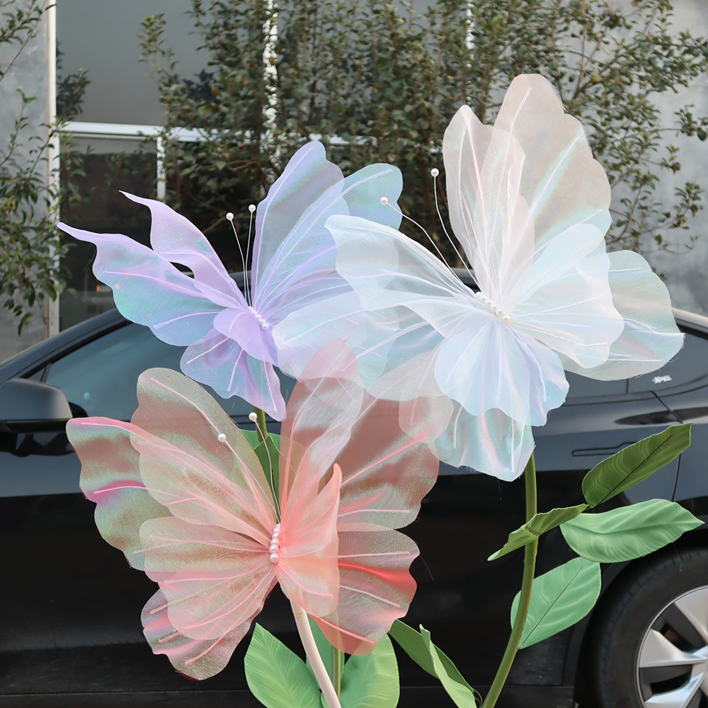 Women's Plastic Flower Large Decoration Props