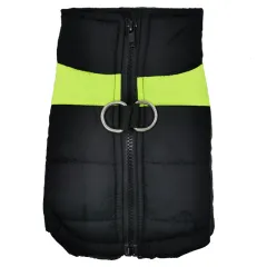Big Dog Pet Vest Ski Suit Waterproof Cotton Coat Jacket Autumn And Winter Warm Clothing For Pets - Green Ski Suit - View 1