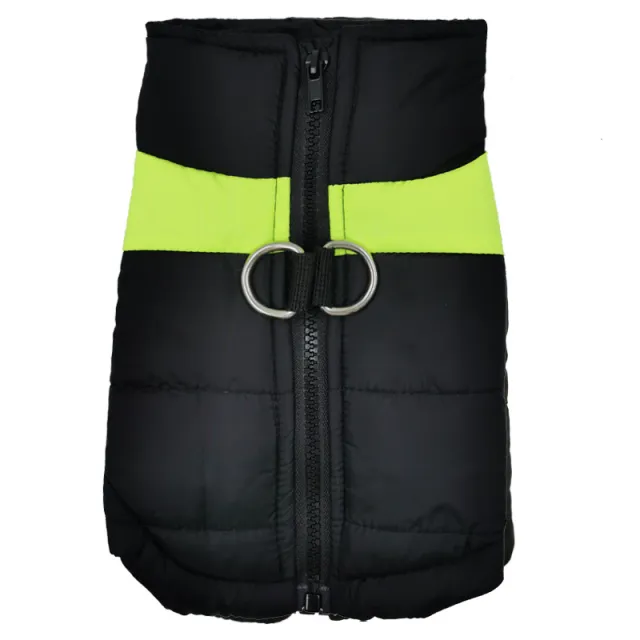 Big Dog Pet Vest Ski Suit Waterproof Cotton Coat Jacket Autumn And Winter Warm Clothing For Pets Green Ski Suit - Shop at LoveMi
