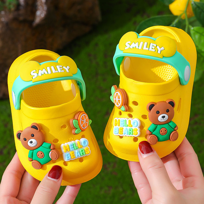 Children's Slippers Summer Cute Outdoor Soft Bottom Non-slip Boys And Girls Sandals Infant Kid Baby Hole Shoes — foto 11