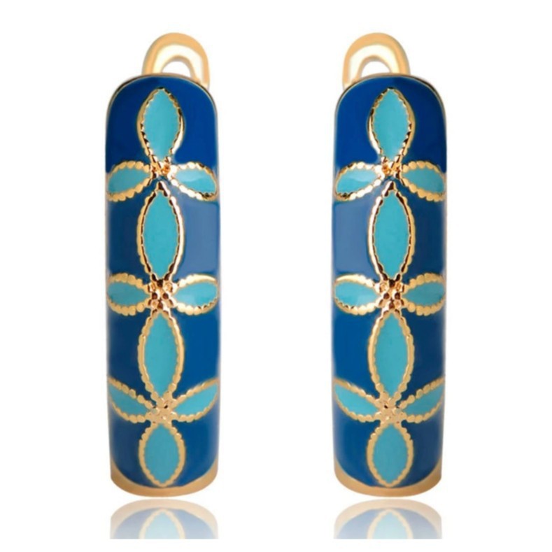 Fashionable Flower-patterned Earrings For Women