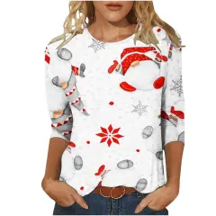 Christmas Women's T-shirt 3d Homewear - Style 40 - View 1