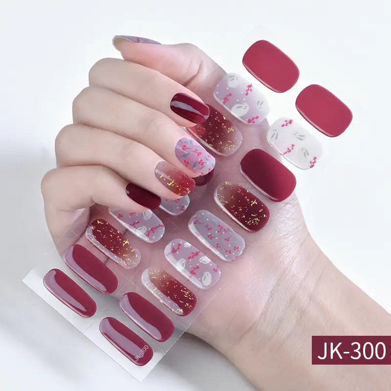 Semi Curing Gel Nail Sticker