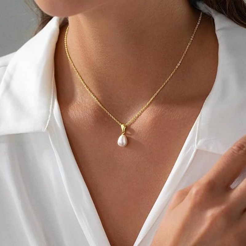 Perfectly Round Saltwater Pearl Chokerideal As A Gift