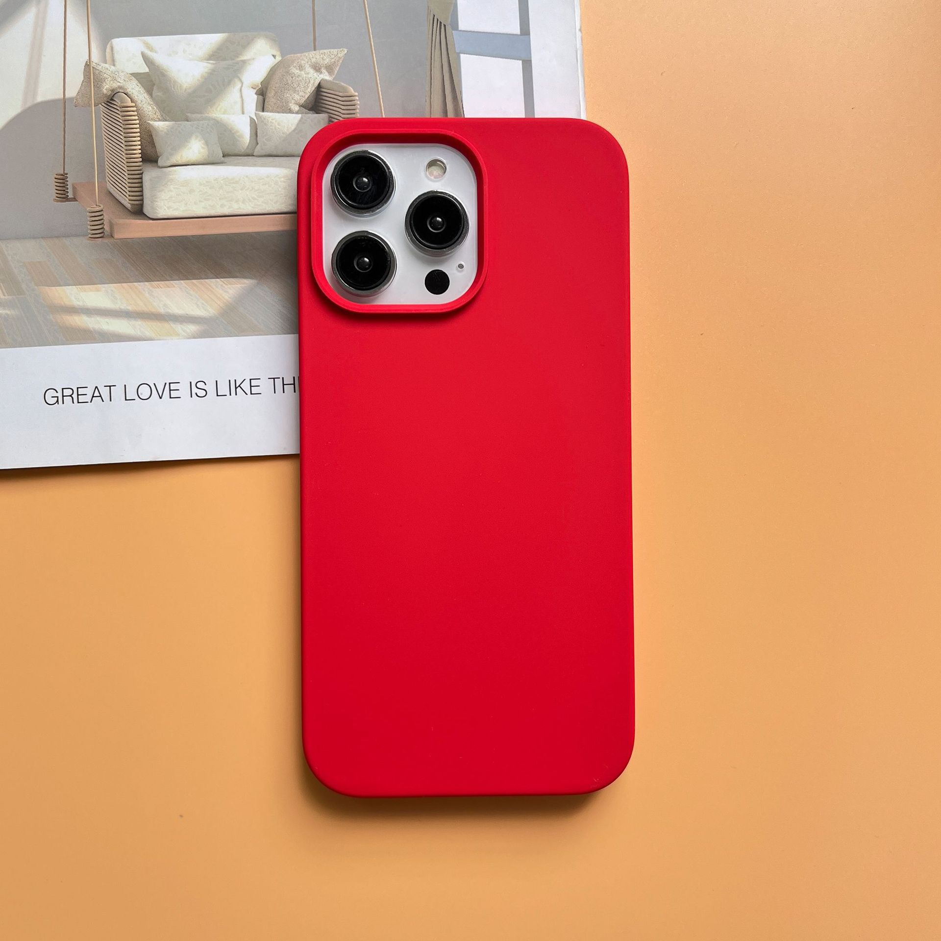 Silicone Phone Case Protective Sleeve Large Hole