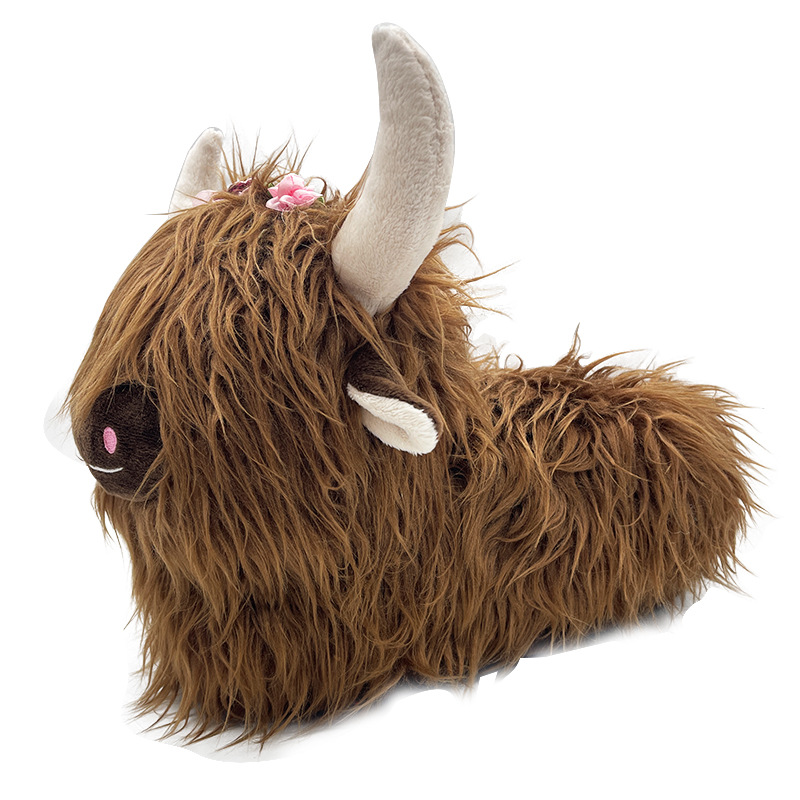 Title 8, Wearing Flower Scottish Yak Plush Winter Cotton...