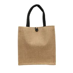 Canvas Bag Female Capacity Linen Handbag - No Image Small - View 1
