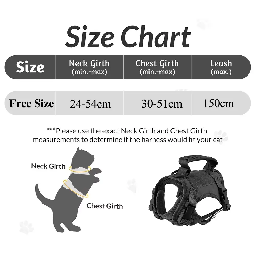 Pet Velcro Harness Vest-style