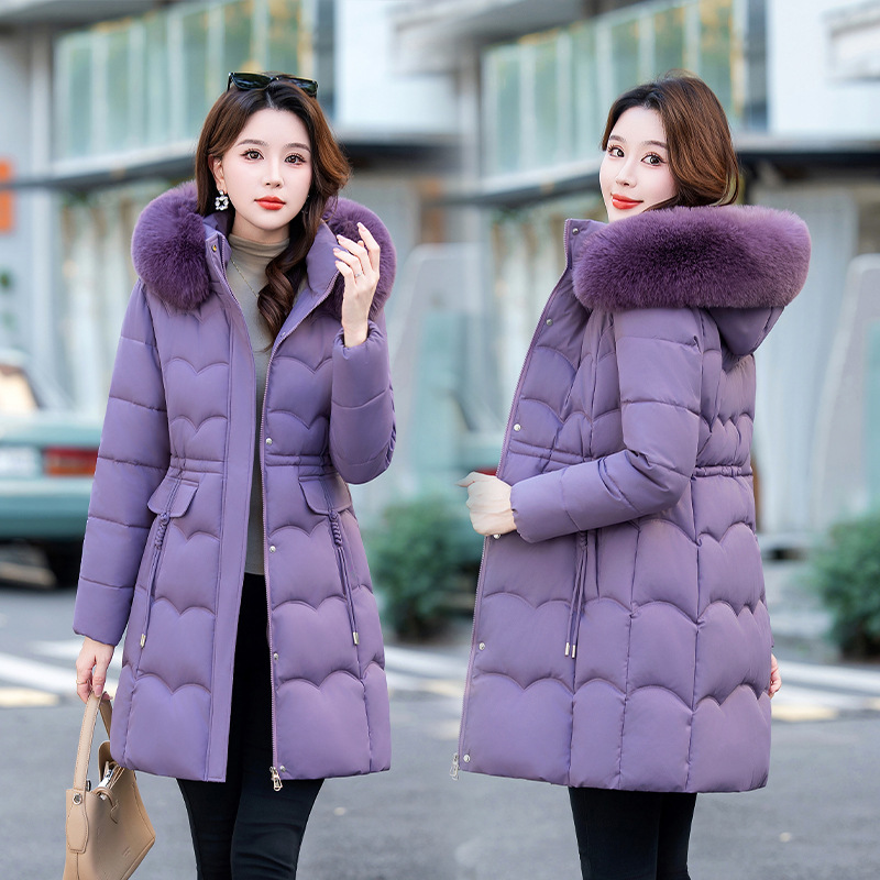 Fashionable Youth-boosting Cotton-padded Coat For Middle-aged Moms