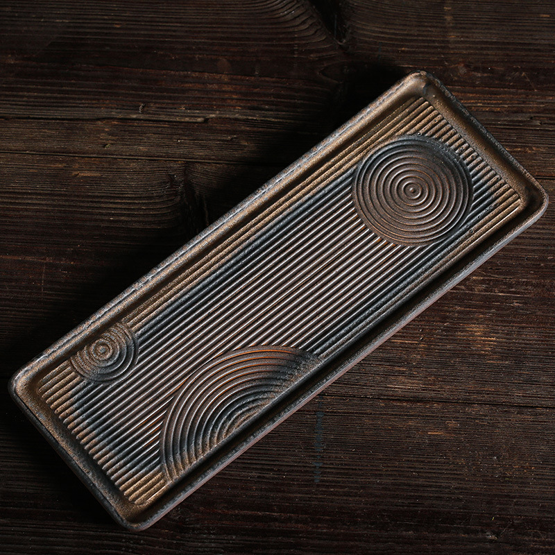 Stoneware Rectangular Tea Tray