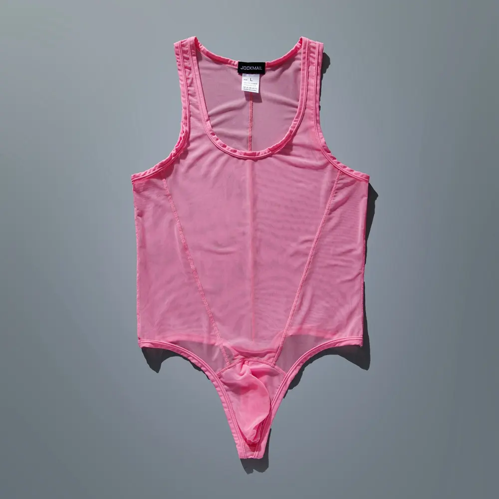 Men's Underwear Sexy See-through Mesh Jumpsuit