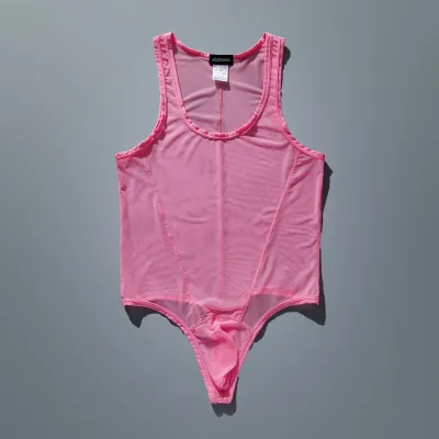 Men's Underwear Sexy See-through Mesh Mesh Jumpsuit