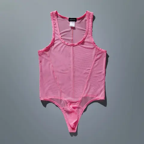 Men's Underwear Sexy See-through Mesh Jumpsuit