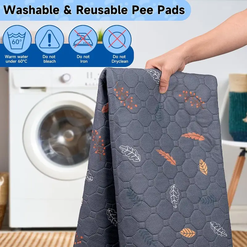 Breathable Absorbent Machine Washable Non-slip Training Dog Urine Pad Pet Supplies