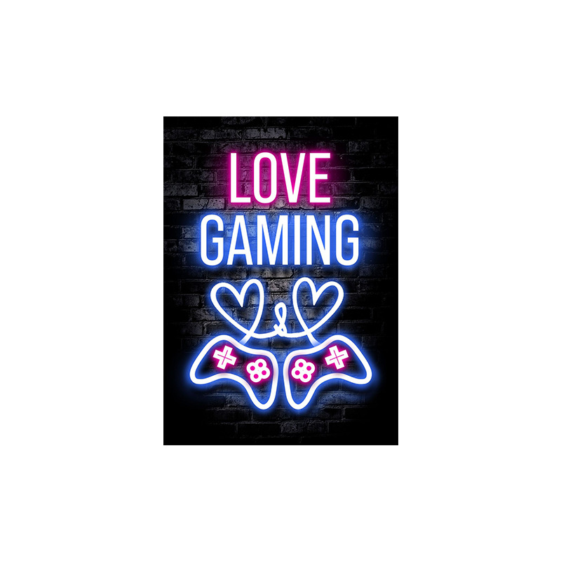 Neon Game Machine Room Decoration Carpet (Neon Games