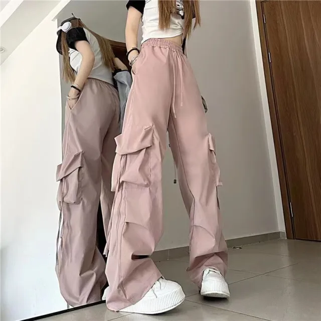 High Waist Retro Quick drying Overalls For Women Pink - Shop at LoveMi