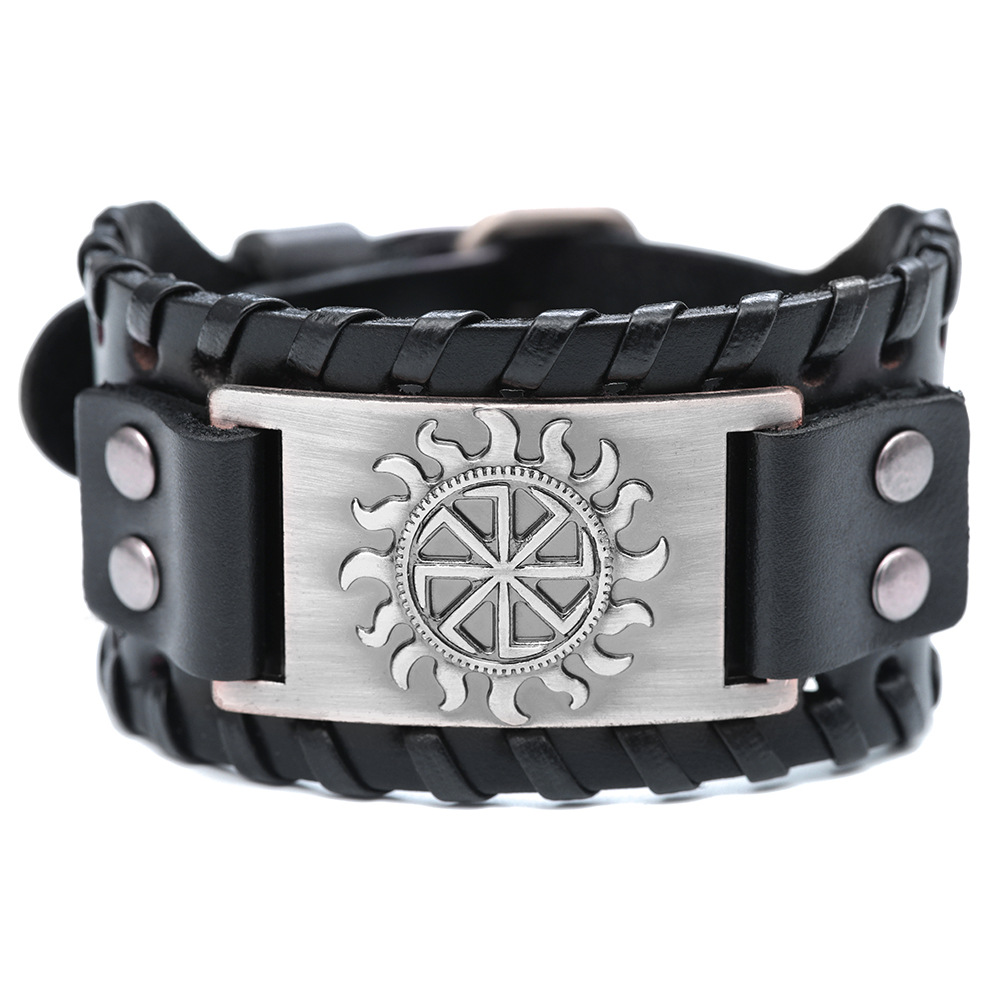 European And American Punk Style Cowhide Wrist