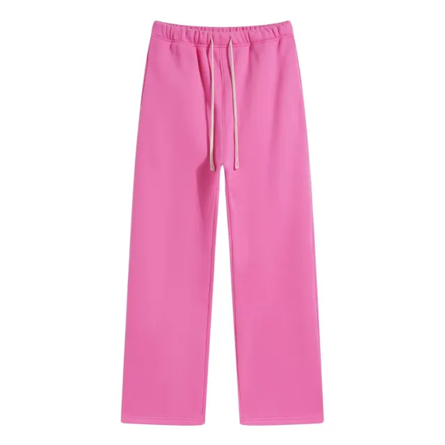 European And American Trendy Spring And Autumn Casual And Comfortable Wide leg Pants Rose Red - Shop at LoveMi