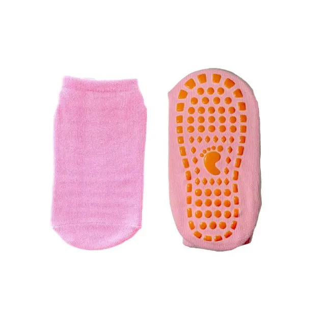 No skid Floor Foot Sock Dedicated Trampoline Socks Pink - Shop at LoveMi